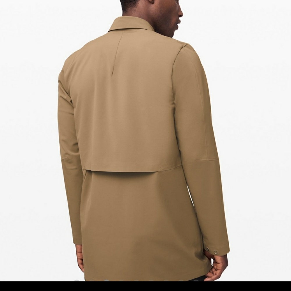 Lululemon Drivers Coat Jacket Tan Brown - Picture 3 of 7